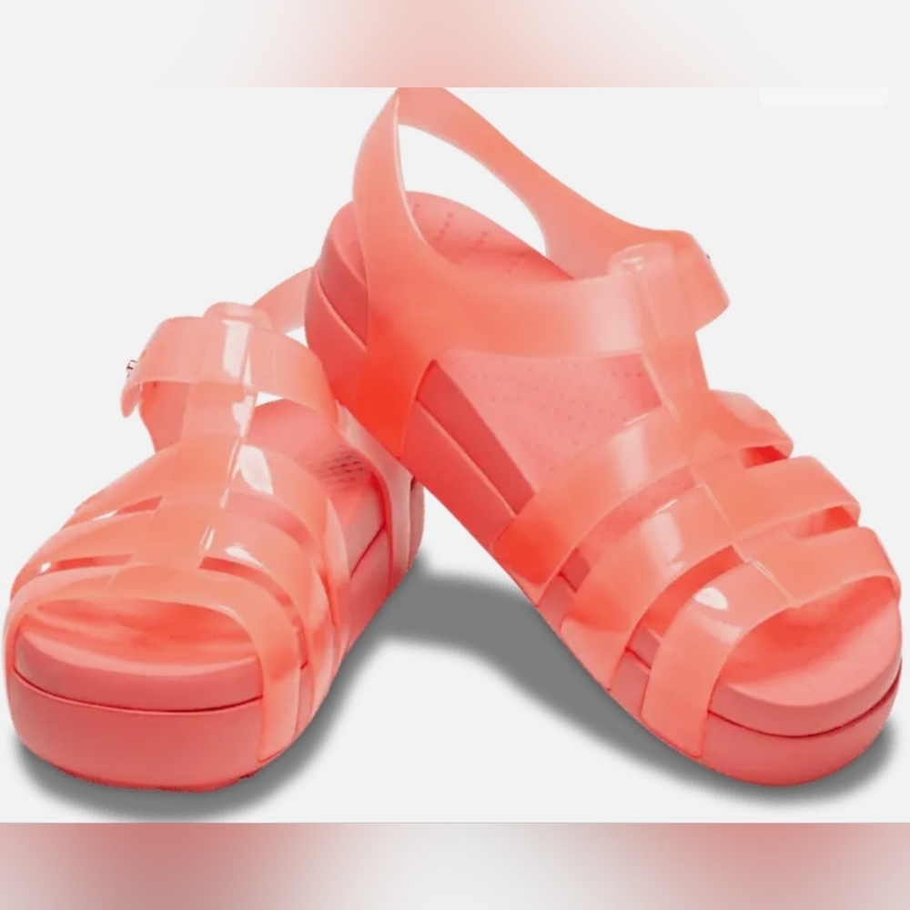 Crocs Glossy Fisherman Jelly Watermelon Women's size 11